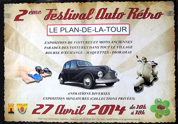 Festival Auto Retro Plan De La Tour 2014