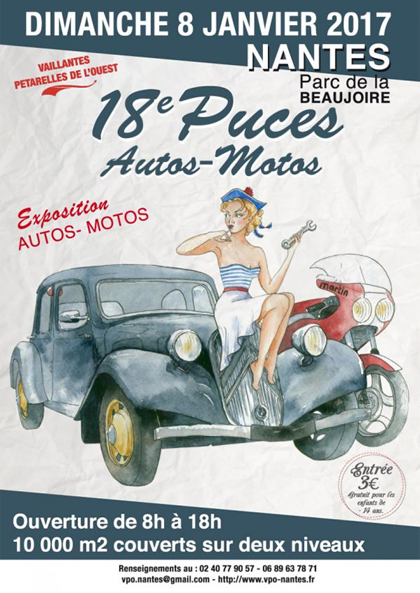 Puces Autos Motos Nantes 2017