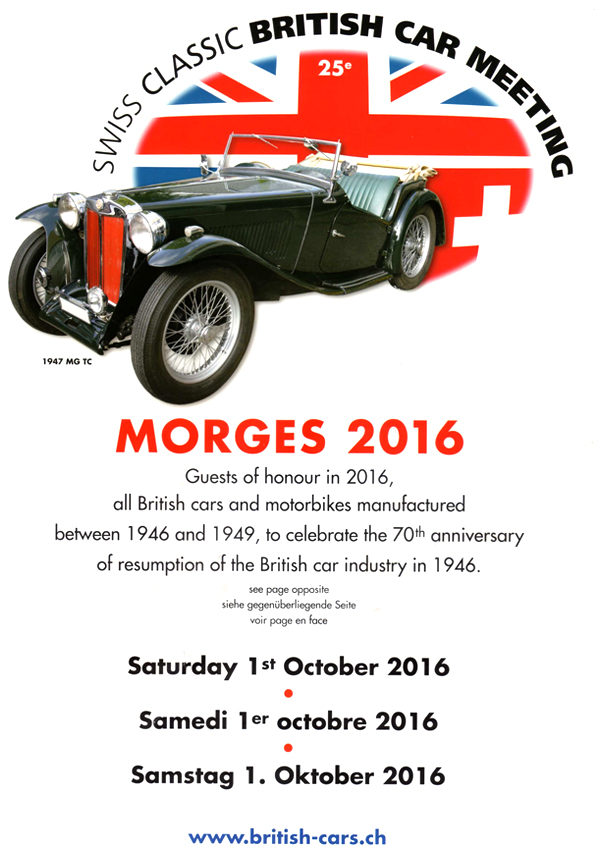 Swiss Classic British Car Meeting 2016