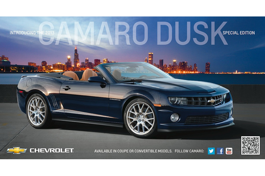 Edition spéciale par Dusk de la Chevrolet Camaro 2013 cabriolet