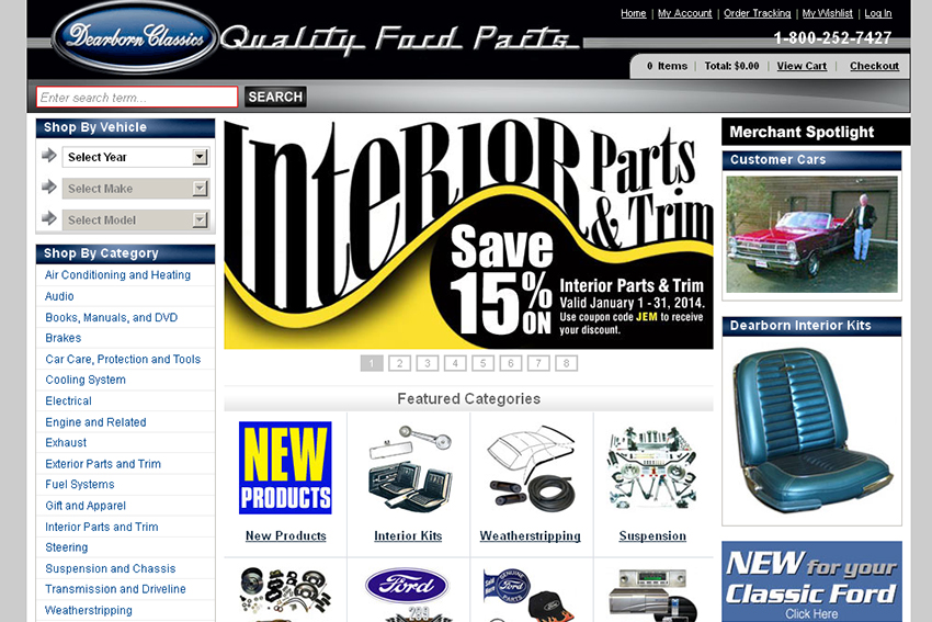 Classics Dearborn, Ford & Mercury Parts