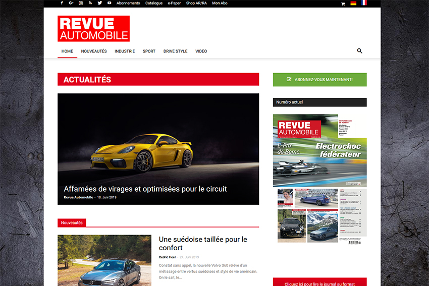 La Revue Automobile est le magazine suisse. Il traite de l'actualité automobile ainsi que du sport mécanisé en Suisse. Sa parution est régulière chaque semaine depuis de nombreuses années.