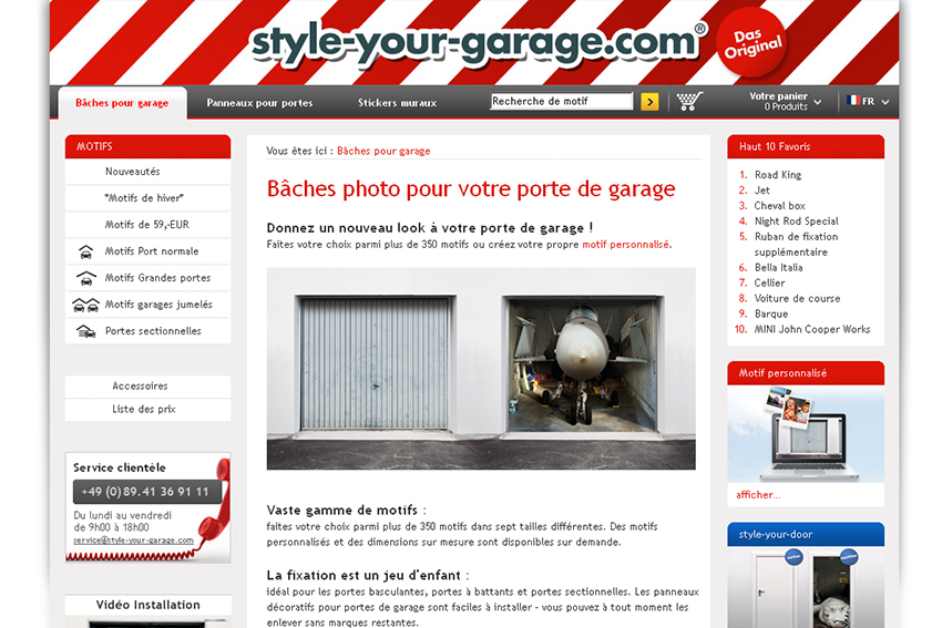 Des portes de garage en trompe-l'oeil