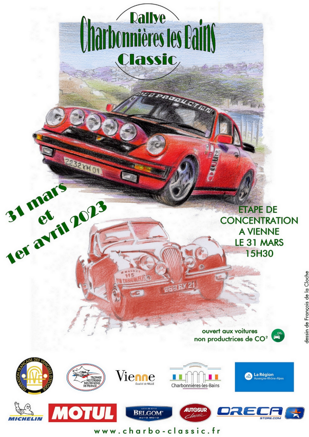 Rallye Charbonnières-les-Bains Classic 2023