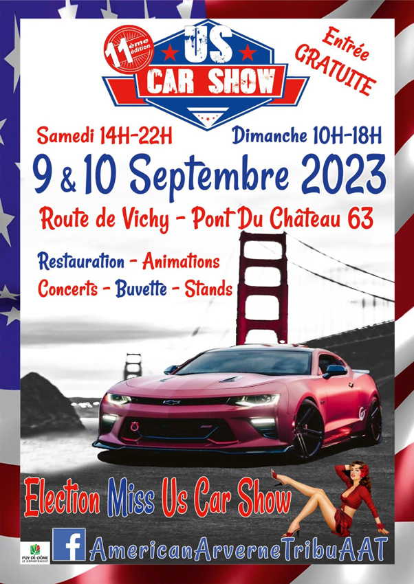 US Car Show Pont-du-Château 2023