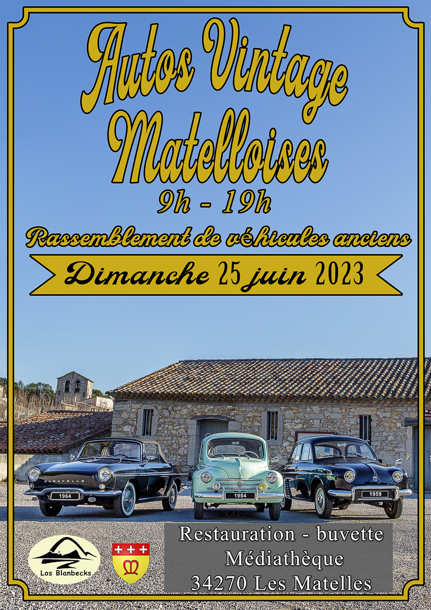 Autos Vintage Matelloises 2023