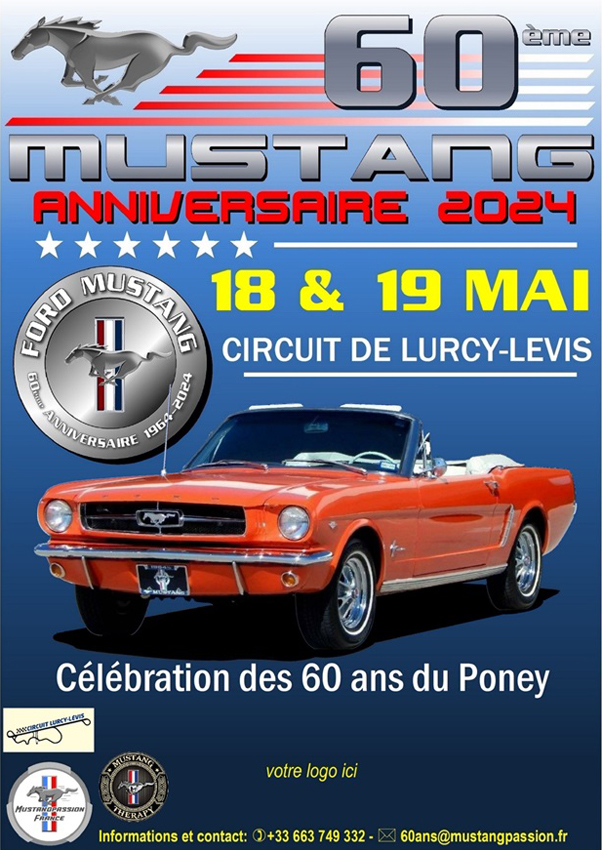 60e Anniversaire Ford Mustang 2024