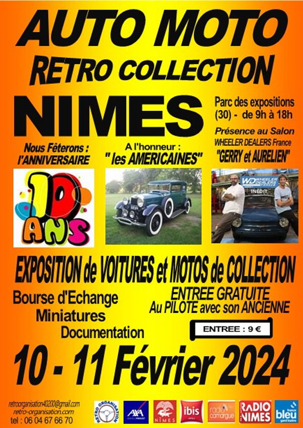 Auto Moto Retro Collections Nîmes 2024