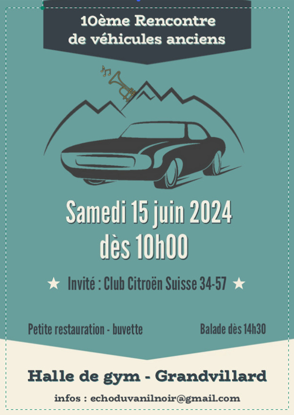 2316 Rencontre Vehicules Anciens Grandvillard 2024