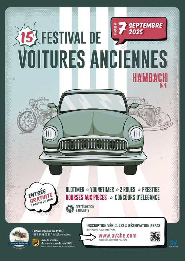 2446 Festival Voitures Ancienes Hambach 2025