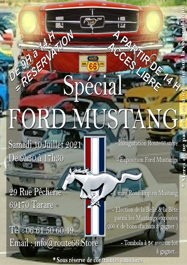 Special Ford Mustang Tarare 2021